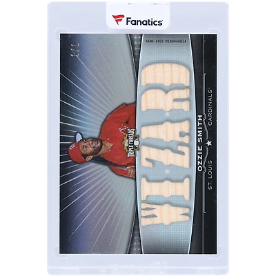 Ozzie Smith St. Louis Cardinals 2011 Topps Triple Threads Multi Game-Used Relics #TTFR-4 #1/1 Card