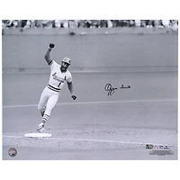 Photographie dédicacée de 16" x 20" par Ozzie Smith des Cardinals de St. Louis lors des NLCS de 1985