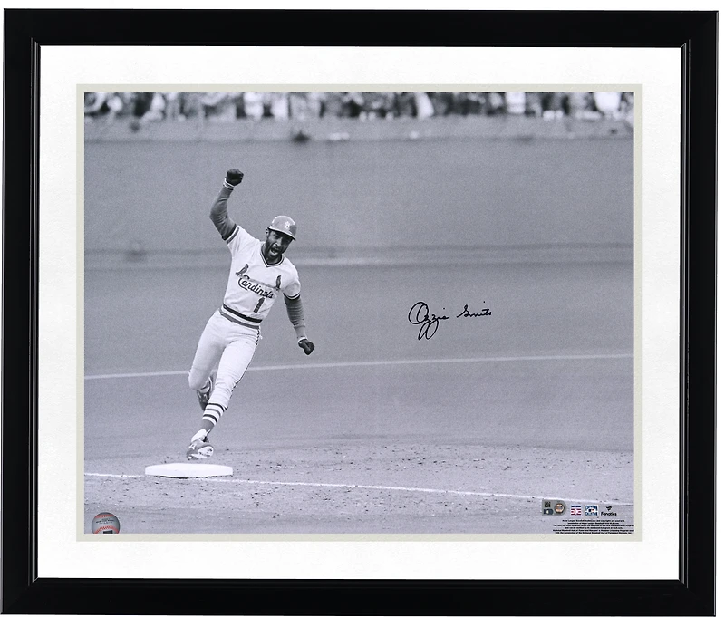 Ozzie Smith St. Louis Cardinals Autographed 16" x 20" 1985 NLCS Photograph