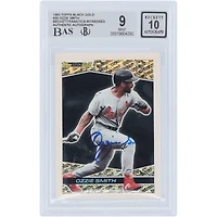 Carte Topps Black Gold 1993 n° 20, autographiée par Ozzie Smith (St. Louis Cardinals), authentifiée par Beckett Fanatics Witnessed (9/10).