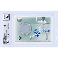 Ozzie Smith St. Louis Cardinals Autographed 2002 Upper Deck Sweet Spot Classic Game Jersey Relic #J-OS Beckett Fanatics Witnessed Authenticated /10 Card