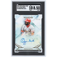 Carte Topps Diamond Icons 2020 autographiée par Ozzie Smith des Cardinals de St. Louis #AC-OS #20/25 SGC authentifiée 8,5/10