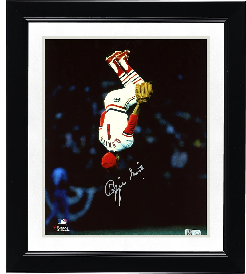 Ozzie Smith St. Louis Cardinals Autographed 8'' x 10'' Vertical Flip Photograph