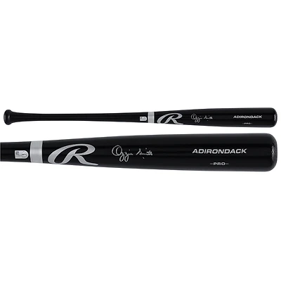 Ozzie Smith St. Louis Cardinals Autographed Black Rawlings Pro Bat