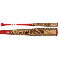 Ozzie Smith St. Louis Cardinals Autographed Pillbox Bat Company Mural Series Bat with Multiple Inscriptions