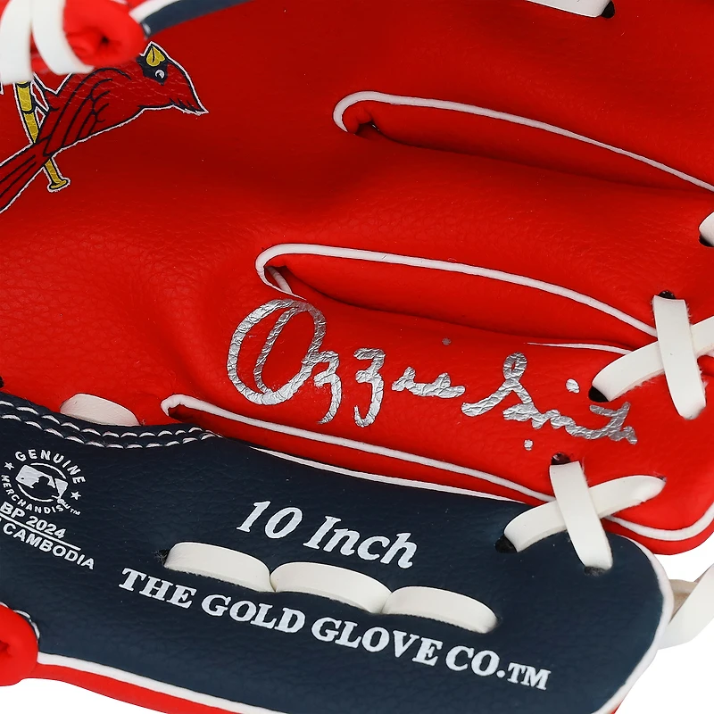 Ozzie Smith St. Louis Cardinals Autographed Rawlings 10" Collectible Team Logo Glove