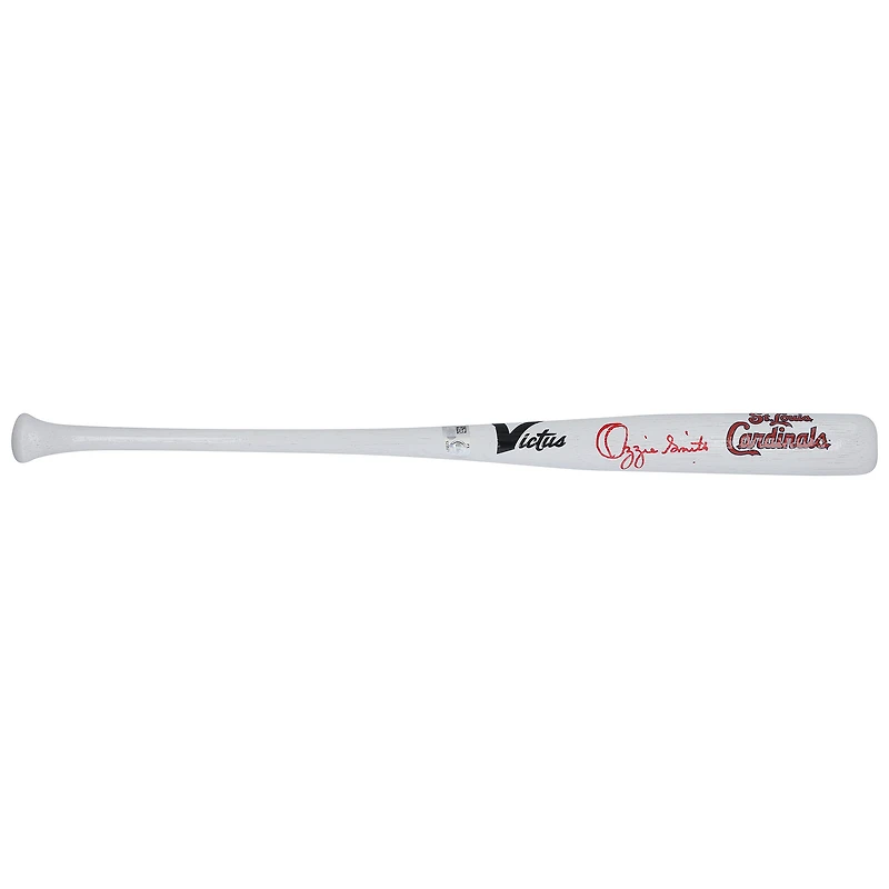 Ozzie Smith St. Louis Cardinals Autographed Victus Team ID Mini Bat