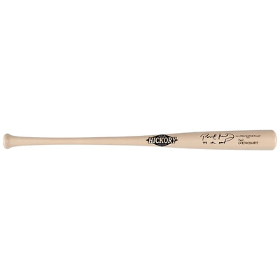 Bâton de baseball autographié par Paul Goldschmidt des Cardinals de St. Louis, modèle Old Hickory, avec inscription « 22 NL MVP »