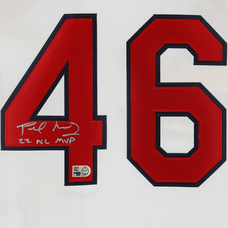 Paul Goldschmidt St. Louis Cardinals 2022 NL MVP Autographed White Nike Authentic Jersey with ''22 NL MVP'' Inscription