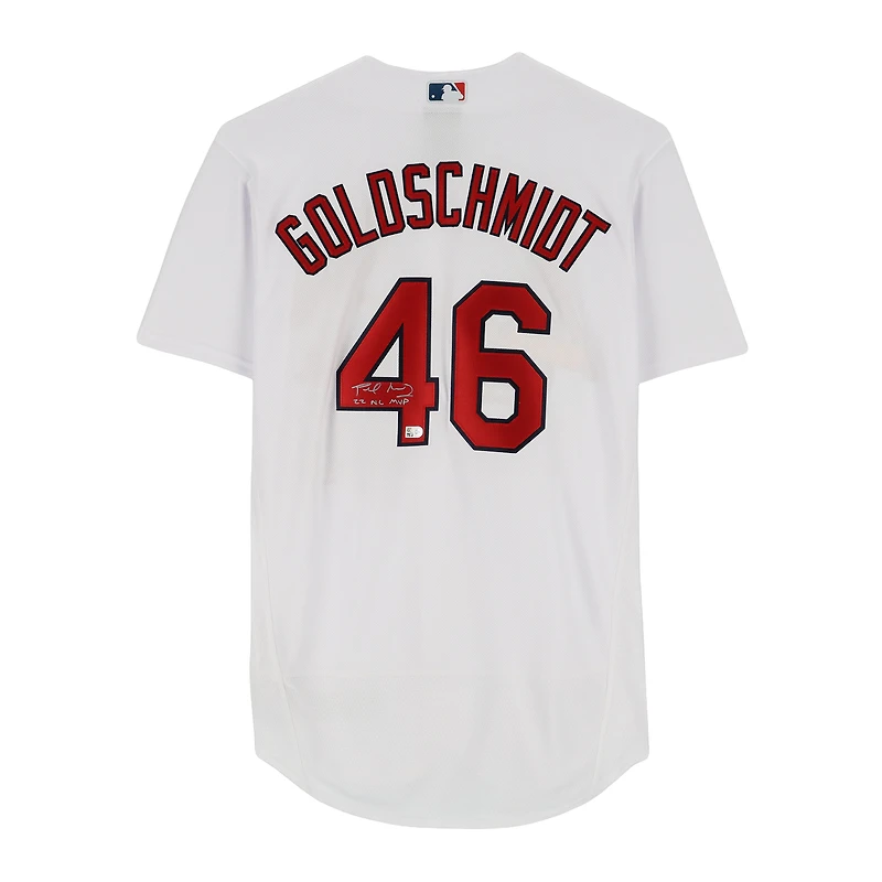Paul Goldschmidt St. Louis Cardinals 2022 NL MVP Autographed White Nike Authentic Jersey with ''22 NL MVP'' Inscription