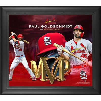 Paul Goldschmidt St. Louis Cardinals 2022 NL MVP Framed 15'' x 17'' Collage