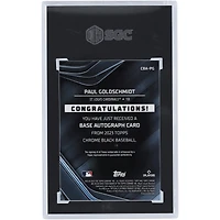 Paul Goldschmidt St. Louis Cardinals Autographed 2023 Topps Chrome Black Gold Refractor #CBA-PG #33/50 SGC Authenticated 10/10 Card 