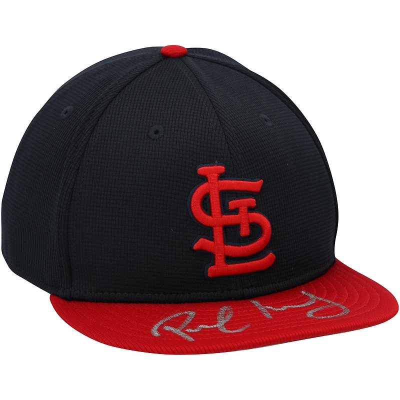 Paul Goldschmidt St. Louis Cardinals Autographed 2024 Batting Practice Navy New Era Cap