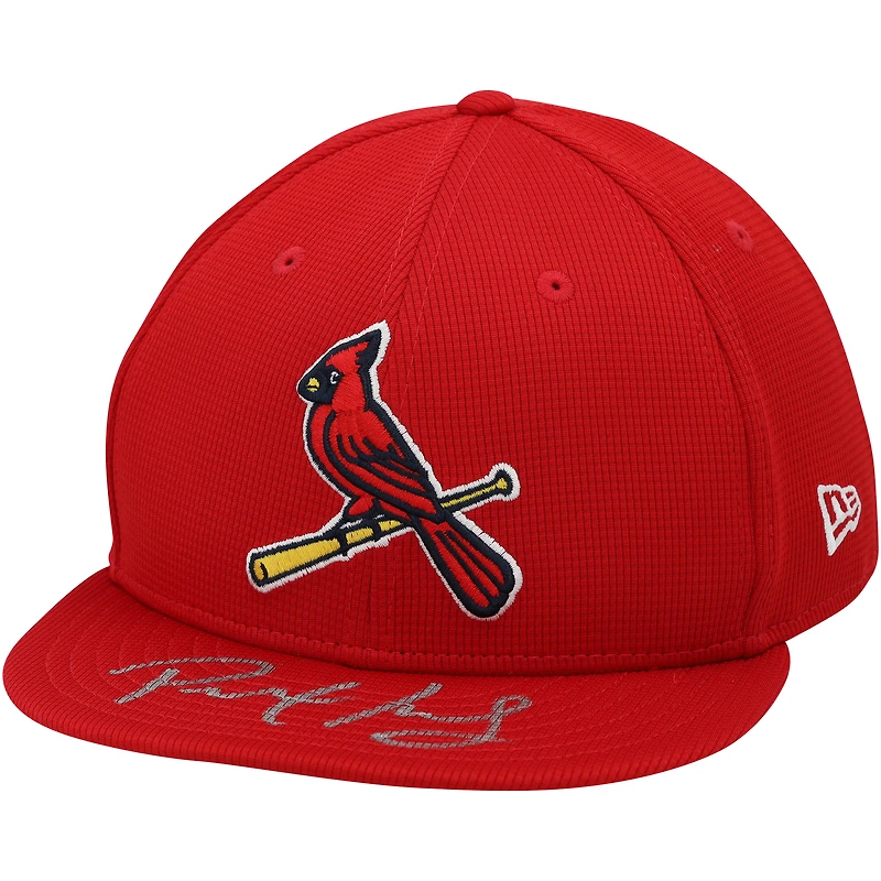Paul Goldschmidt St. Louis Cardinals Autographed 2024 Spring Training Red New Era Cap  