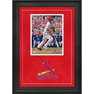 Paul Goldschmidt St. Louis Cardinals Autographed Deluxe Framed 8" x 10" Hitting Photograph
