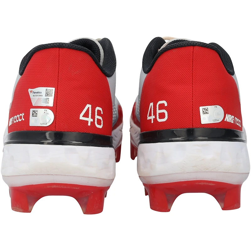 Paul Goldschmidt St. Louis Cardinals Autographed Game-Used Gray/Red Nike Cleats from the 2024 MLB Season