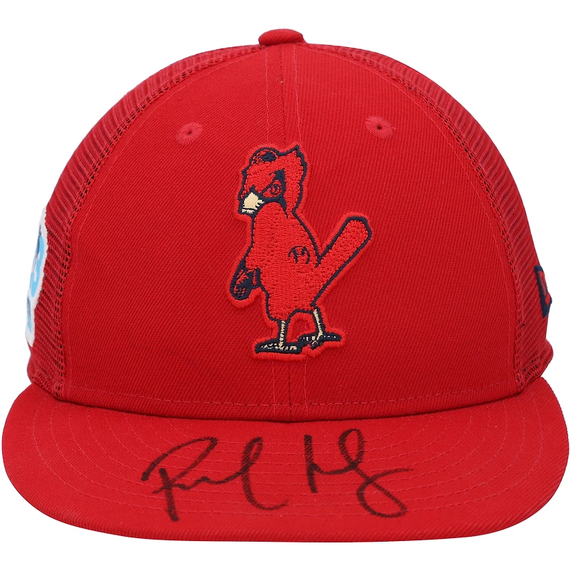 Paul Goldschmidt St. Louis Cardinals Autographed Game-Used Red Cap from 2023 MLB Spring Training