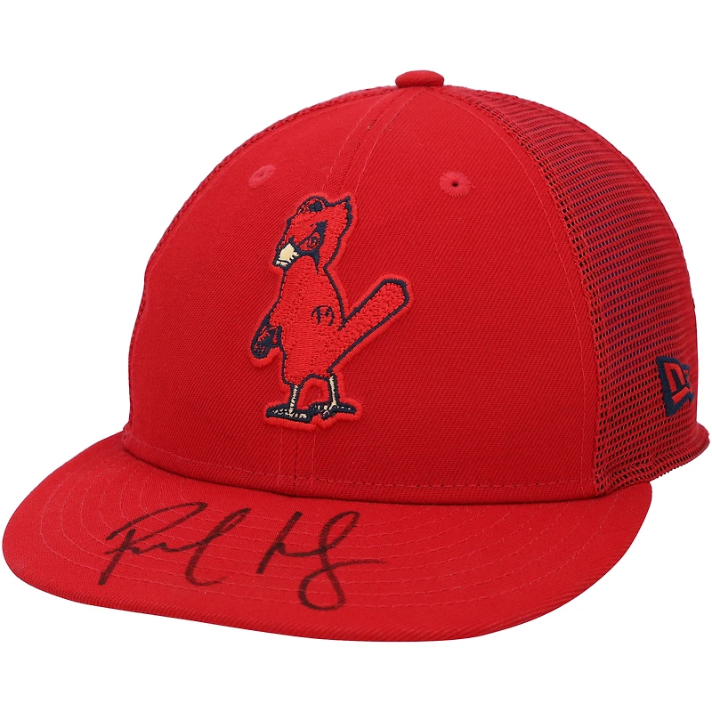 Paul Goldschmidt St. Louis Cardinals Autographed Game-Used Red Cap from 2023 MLB Spring Training
