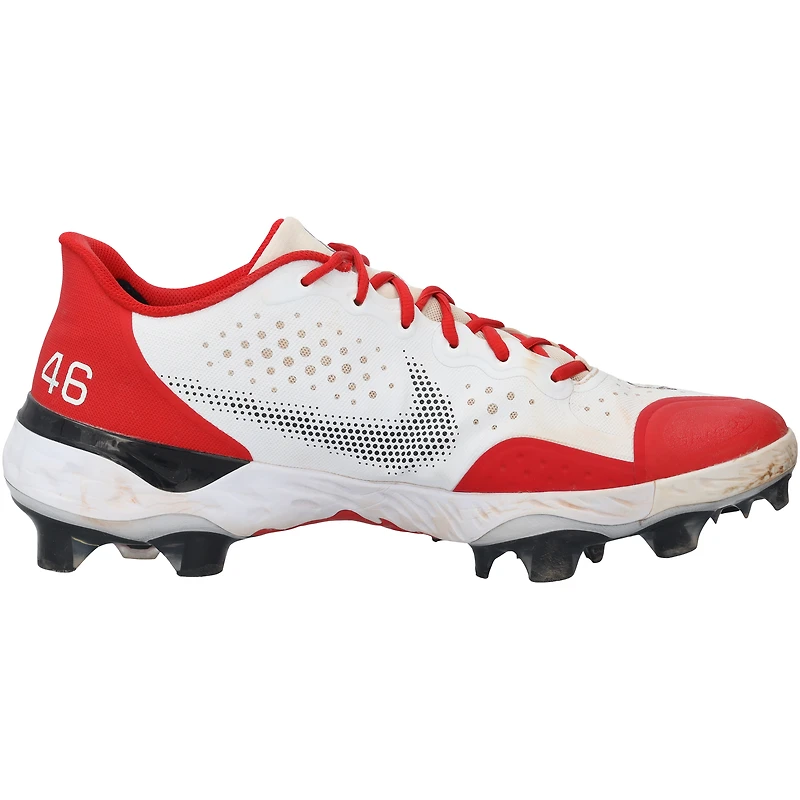 Paul Goldschmidt St. Louis Cardinals Autographed Game-Used White/Red Nike Cleats from the 2024 MLB Season