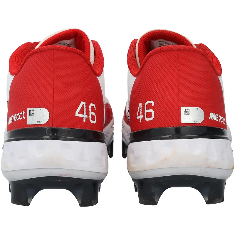 Paul Goldschmidt St. Louis Cardinals Autographed Game-Used White/Red Nike Cleats from the 2024 MLB Season