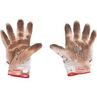 Paul Goldschmidt St. Louis Cardinals Autographed Game-Used White Franklin Batting Gloves from the 2023 MLB Season
