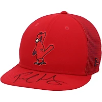 Casquette rouge autographiée par Paul Goldschmidt des Cardinals de St. Louis portée par un joueur de la saison 2023 de la MLB