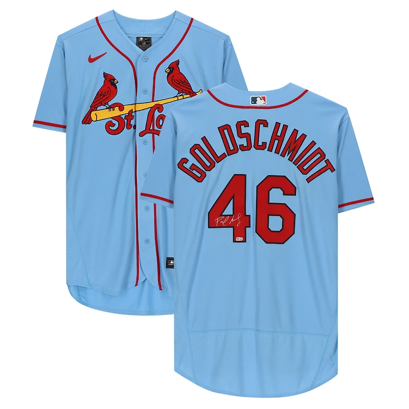 Paul Goldschmidt St. Louis Cardinals Autographed Powder Blue Nike Authentic Jersey