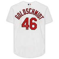 Maillot authentique Nike blanc autographié de Paul Goldschmidt, Cardinals de Saint-Louis