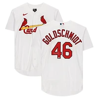 Maillot authentique Nike blanc autographié de Paul Goldschmidt, Cardinals de Saint-Louis
