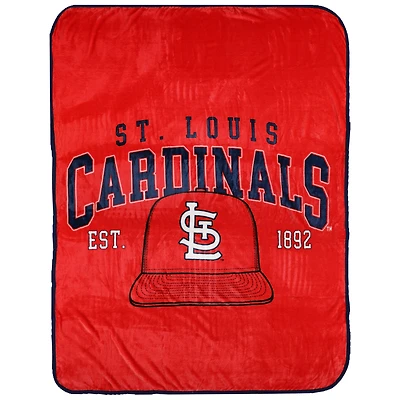 Couverture ultra douce Pegasus St. Louis Cardinals Vintage Arch 50" x 60"