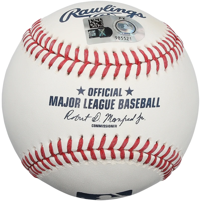 Balle de baseball Rawlings MLB autographiée par Rainiel Rodriguez des Cardinals de Saint-Louis
