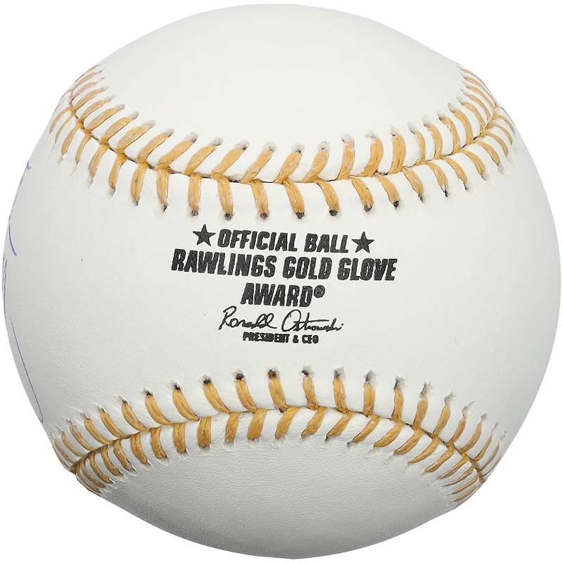 Balle de baseball autographiée par Scott Rolen, des Cardinals de Saint-Louis, avec le logo du gant d'or