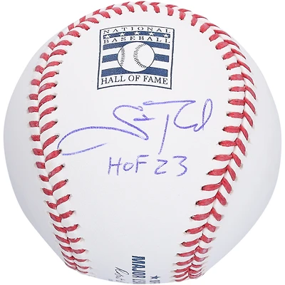 Scott Rolen, baseball autographié du Temple de la renommée des Cardinals de Saint-Louis avec l'inscription « HOF 2023 »