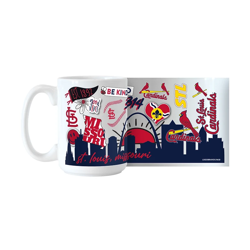 St. Louis Cardinals 15oz. Native Ceramic Mug