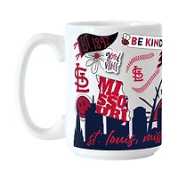 St. Louis Cardinals 15oz. Native Ceramic Mug