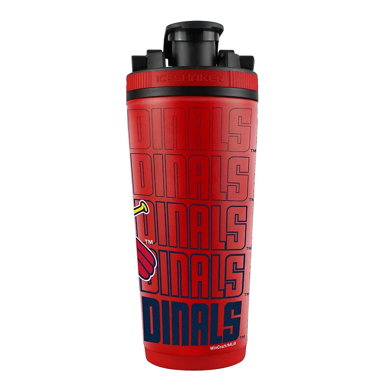 Bouteille shaker en acier inoxydable 4D de 26 oz des Cardinals de Saint-Louis