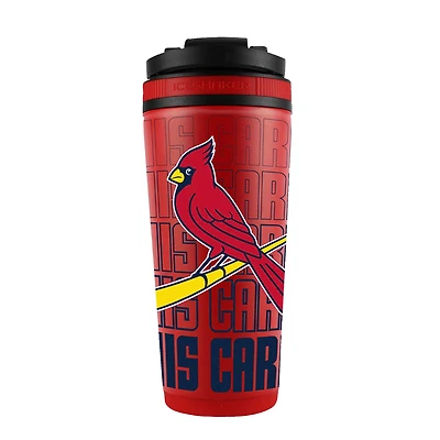 Bouteille shaker en acier inoxydable 4D de 26 oz des Cardinals de Saint-Louis