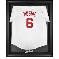 Vitrine de présentation du maillot avec logo encadré noir des Cardinals de Saint-Louis