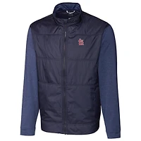 St. Louis Cardinals Cutter & Buck Stealth Full-Zip Jacket - Navy