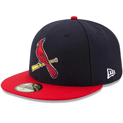 St.Louis Cardinals New Era Alternate 2 Authentic On Field 59FIFTY - Bonnet ajusté Marine / Rouge