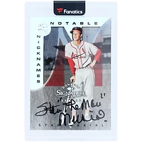 Carte autographiée de Stan Musial (St. Louis Cardinals) de la série Donruss Signature de 1997, numéro NNO, numéro 9/200, avec l'inscription « The Man ».