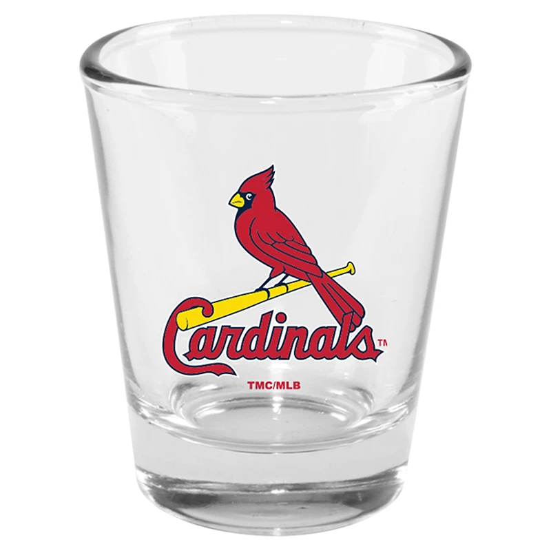 The Memory Company Cardinals de Saint-Louis, paquet de 4, 2 oz. Ensemble de verres à shot