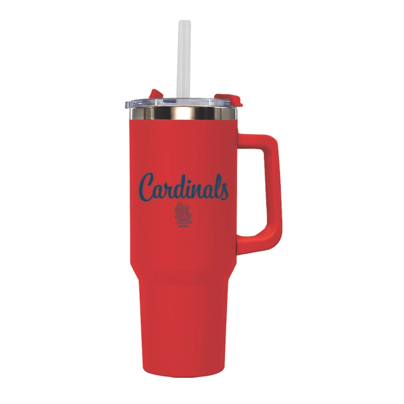 Gobelet isotherme St. Louis Cardinals 40 oz à usage unique et bling-bling de The Memory Company