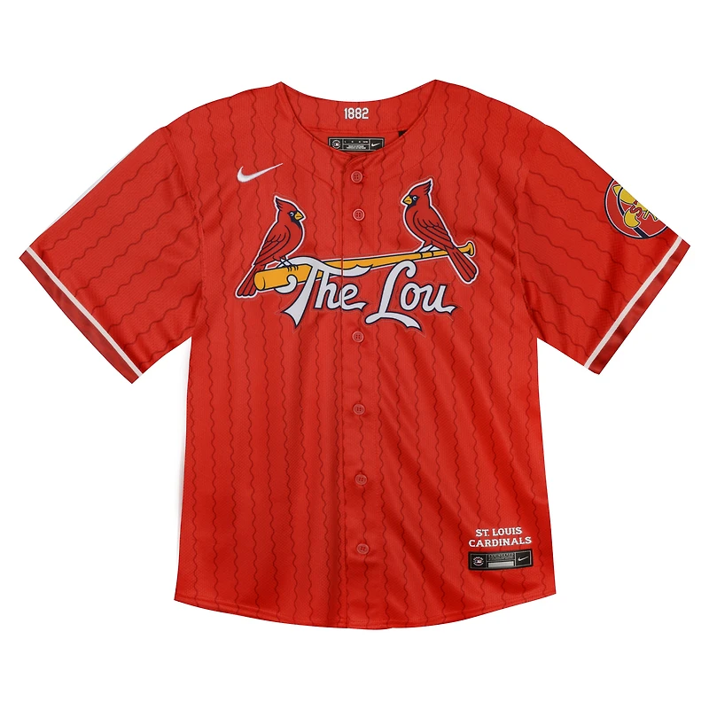 Maillot Nike City Connect Team Limited rouge des Cardinals de Saint-Louis pour tout-petit