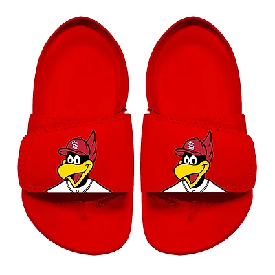 Toddler ISlide Red St. Louis Cardinals Mascot Slide Sandals