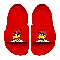 Sandales à glissière mascotte ISlide St. Louis Cardinals rouges pour tout-petits