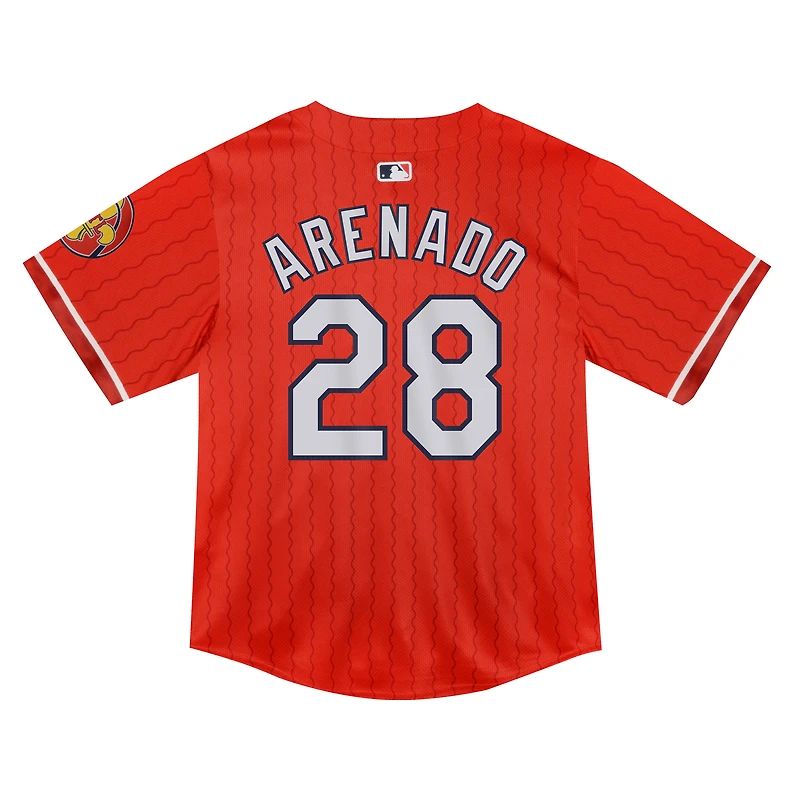 Maillot de joueur Nike Nolan Arenado St. Louis Cardinals 2024 City Connect Limited pour tout-petit, rouge