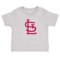 Toddler Soft as a Grape Red/Heather Gray St. Louis Cardinals Cooperstown Collection Two-Pack T-Shirt Set