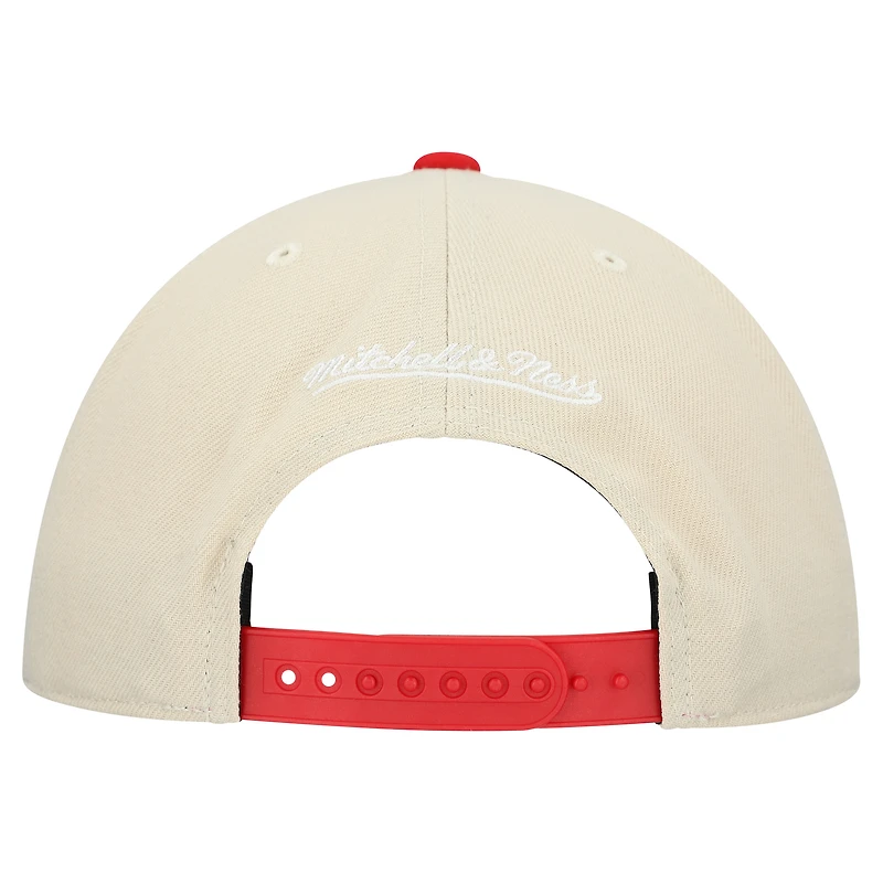 Unisex Mitchell & Ness  Cream St. Louis Cardinals Basic Coop Pro Adjustable Hat