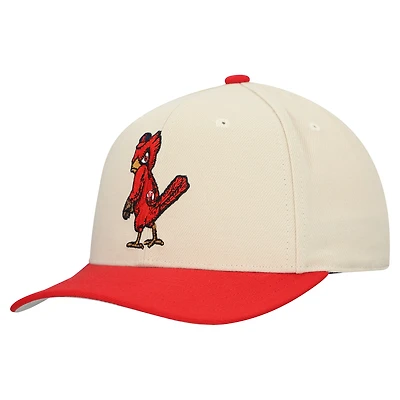 Unisex Mitchell & Ness  Cream St. Louis Cardinals Basic Coop Pro Adjustable Hat